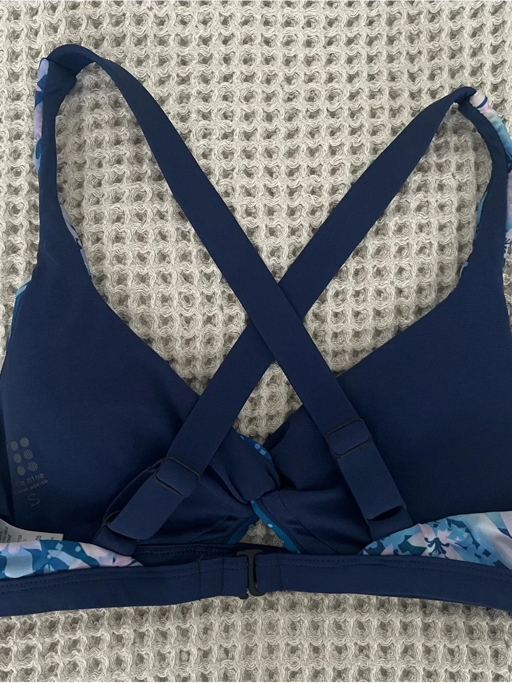 Title Nine Blue Bikini Set - Picture 3 of 8